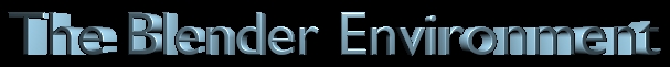The Blender Environment