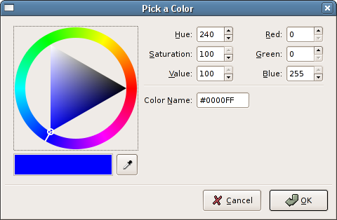 Color Chooser Dialog