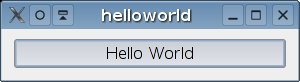 Hello World screenshot